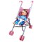 Lissi: Doll Stroller Set: 12" Princess Ella Doll - Blue Gown, Regal Crown, Easy to Fold & Store Stroller, Nurturing Pretend Play Toy, Kids Ages 3+